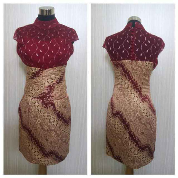 Mini Dress Batik Katun 012