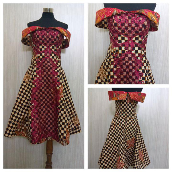 Dress Batik Pesta Marchesa