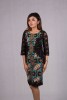 Dress Wanita Batik Modern Motif Batik Kupu Katun Brokat-MDBKWA-000111---1