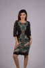 Dress Wanita Batik Modern Motif Batik Kupu Katun Brokat-MDBKWA-000111---3