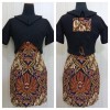 Baju Wanita Batik Modern Mini Dress Batik Iwan Tirta Bolero Katun Bordir-MDBKWA-000133---1