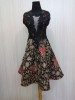 Dress Wanita Baju Batik Pesta Victoria Kupu Batik Brokat Kombinasi Katun-MDBKWA-000134---1