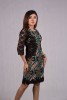 Dress Wanita Batik Modern Motif Batik Kupu Katun Brokat-MDBKWA-000111---2